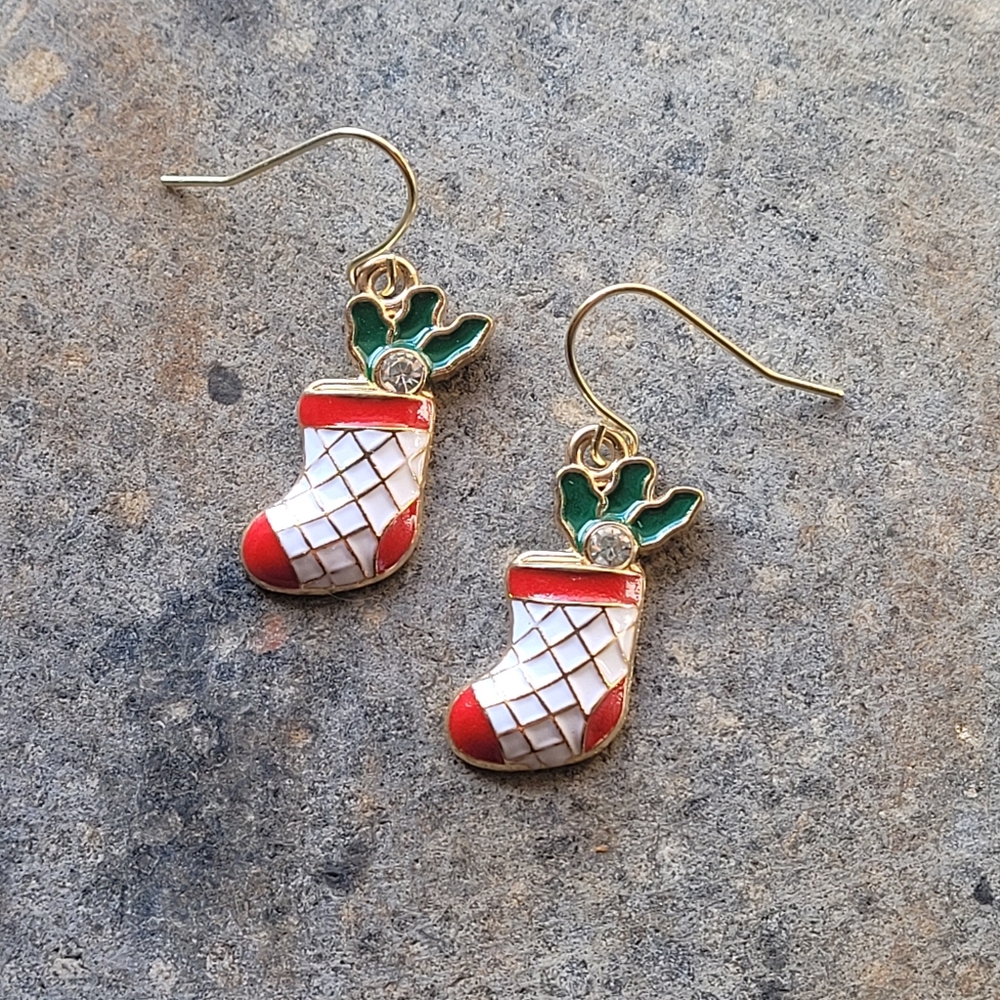 Stockings Holiday Earrings